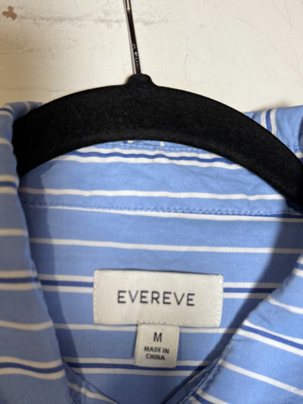 EVEREVE Ella Stripe Mix Top Sleeveless Button Front Blue and White Size Small - Picture 6 of 7